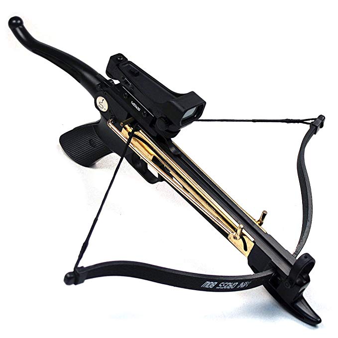 Ace Martial Arts Supply Cobra System Self Cocking Pistol Tactical Crossbow, 80-Pound