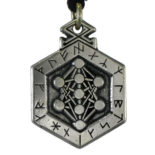 Armanen Runes Talisman yggdrasil Tree of Life Pendant