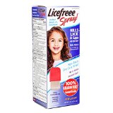 Licefreee Spray Instant Head Lice Treatment Spray Bottle With Metal Comb 6-Ounce