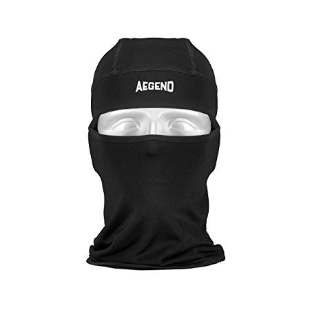 Aegend Balaclava Ski Face Mask with Fleece for Women Men Kids Tactical Balaclava Hood for Motorcycle Snowboard Cycling Outdoor Sports in Winter Neck Warmer or Lightweight Windproof Hat-Black, 1 size