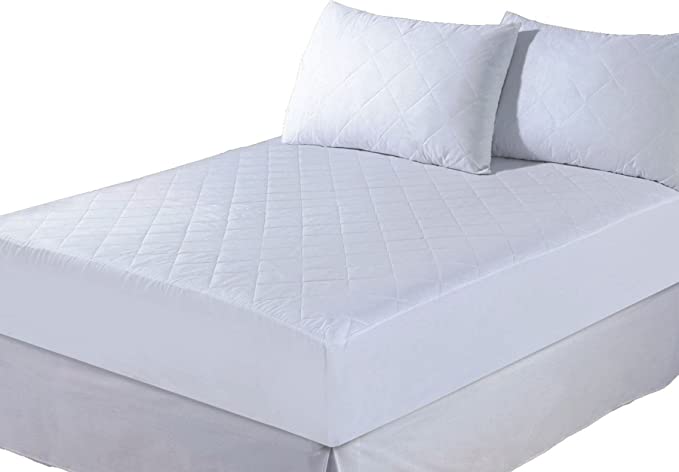 Goldstar® Quilted Mattress Protector, 12 Inch Deep Fitted Mattress Cover, Available 5 Sizes (Double)