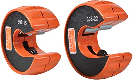 Bahco BAH306PACK Pipe Cutters, Orange, 15mm & 22mm