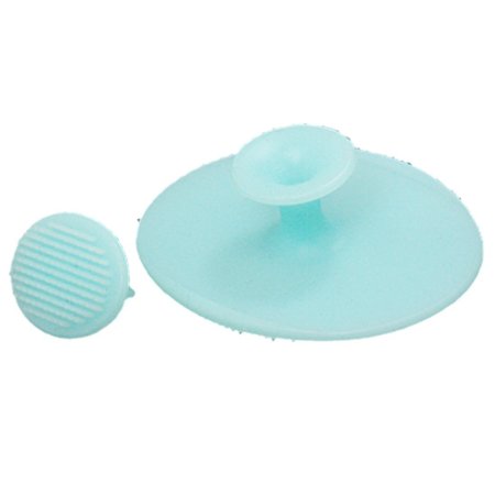 Silicone Brush Blackhead Remover Facial Cleansing Pad 2PCS Blue