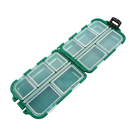 BOX003 Clear Beads Tackle Box Fishing Lure Jewelry Nail Art Small Parts Display Plastic transparent Case Storage Organizer Containers kisten boxen boite