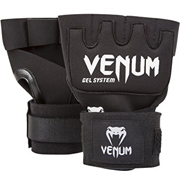 Venum "Kontact" Gel Glove Wraps, Black