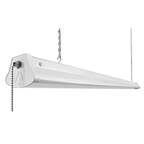 Lithonia Lighting 1290L NST Led Shop Light, 48-Inch, White