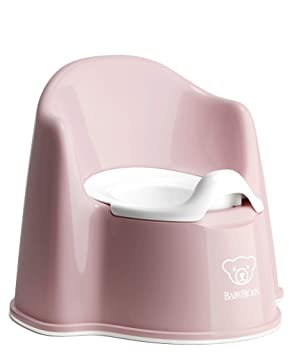 BabyBjörn 055264US Potty Chair, Powder Pink/White