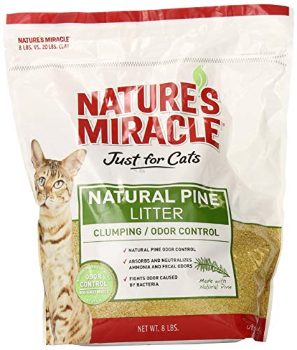 Nature's Miracle 8-Pound Natural Pine Clumping Litter