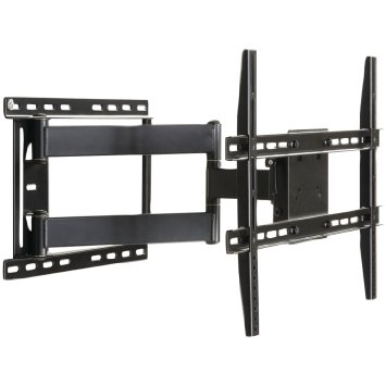 Large Full Motion Articulating Mount For 37 inch to 84 inch Flat Screen TV In Black