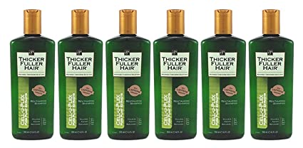 Thicker Fuller Hair Revitalizing Shampoo 12-Ounce Bottle (Pack of 6)