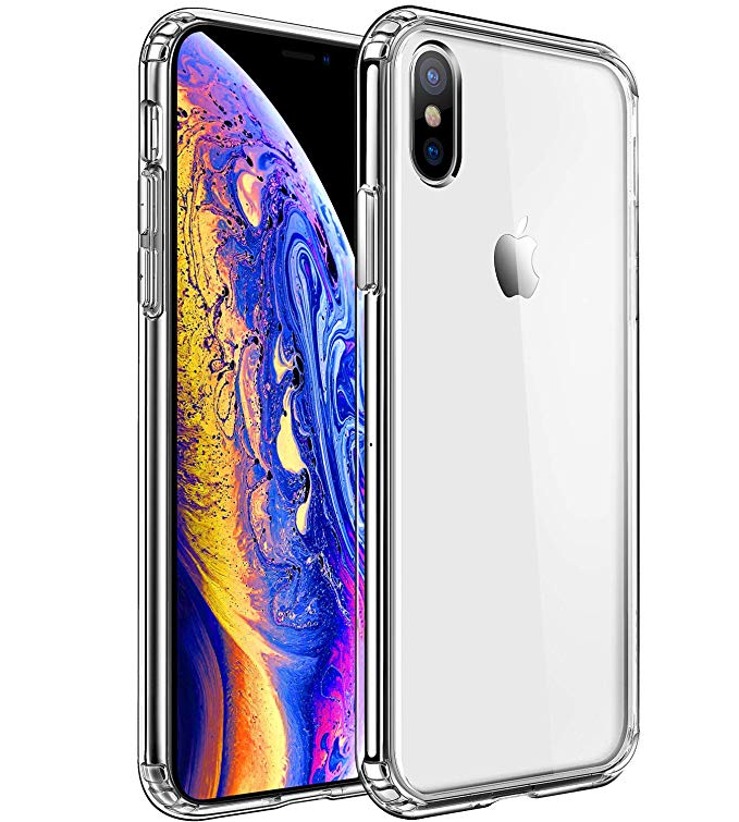 Mkeke Compatible with iPhone Xs Max Case, Clear Anti-Scratch Shock Absorption Cover Case iPhone X Max Case