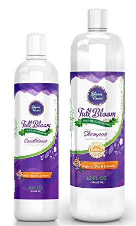 Hair Loss Shampoo & Conditioner - Anti Hair Loss Formula with Organic & Natural Ingredients - Sulfate Free