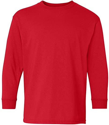 Gildan Heavy Cotton Youth Long-Sleeve T-Shirt