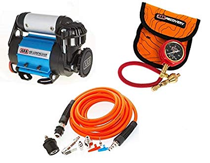 ARB 4X4 Accessories Ultimate Wheeler Pack Hd Air Compressor & Pump Up Kit & E-Z Tire Deflator