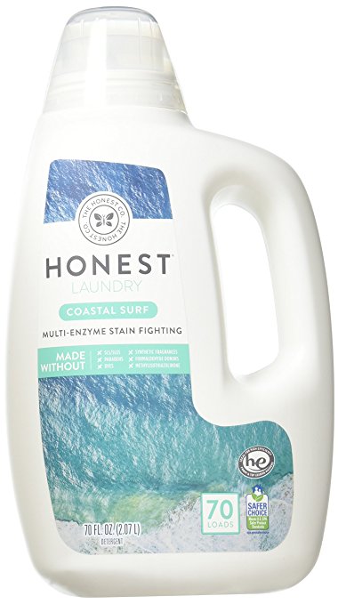 Honest Laundry Detergent, Coastal Surf, 70 fl oz, Pack of 2