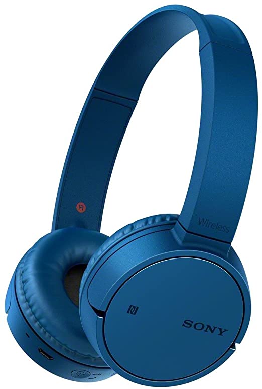 Sony MDR-ZX220BT Bluetooth NFC Headphones - Blue