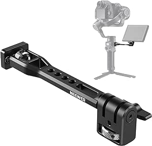 NEEWER Adjustable Field Monitor Mount, 360° Rotating Camera Monitor Mount with 1/4 Inch Thread, Compatible with DJI RS4 Pro RS3 RS2 RSC2 ZHIYUN Crane 2S Crane 3 3S WEEBILL-S MOZA Gimbals, GA005