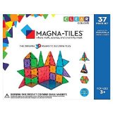 Magna-Tiles Clear Colors 37 Piece Set - 14837