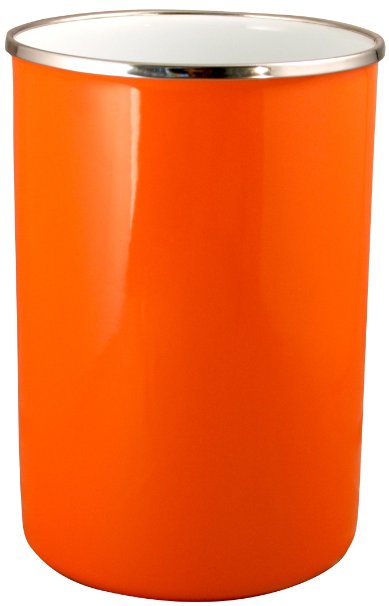 Reston Lloyd 82500 Calypso Basics Enamel on Steel Utensil Holder, Orange