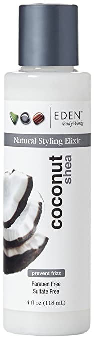 EDEN BodyWorks Coconut Shea Styling Elixir | 4 oz | Heat Protectant - Add Shine, Moisturize & Smooth Hair