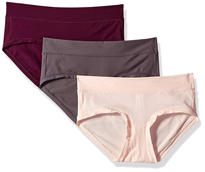 Amazon Brand - Mae Women's 3 Pack Perfect Fit Hipster Underwear