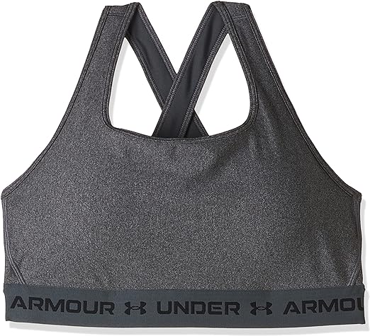 Under Armour Women's Crossback Mid-Impact Heather Sports Bra