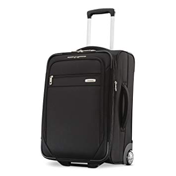 Samsonite Advena Expandable Softside Upright, 21 Inch, Black