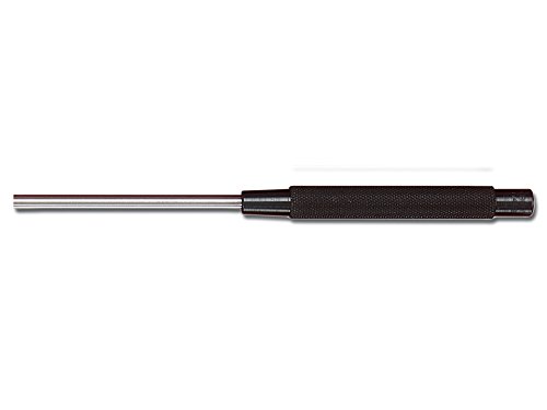 Starrett 248B Extended Length Drive Pin Punch, 8" Overall Length, 3-1/2" Pin Length, 3/16" Pin Diameter