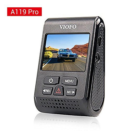 VIOFO A119 Pro Dash Cam Capacitor AR0521 Sensor 7G F1.8 Dash Cam HD 1080P Car Dashboard Camera Video Recording (Without GPS)