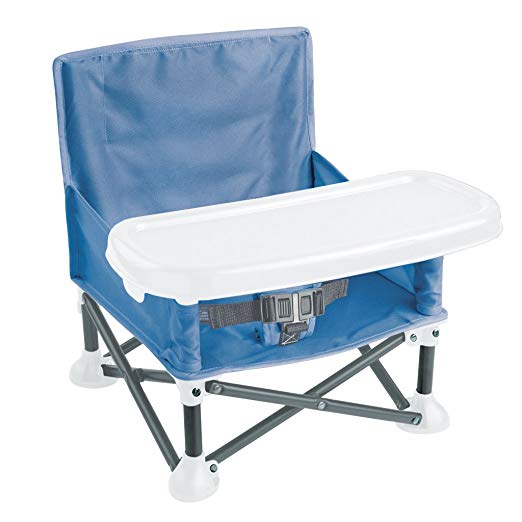 Summer Infant 13403 Pop N Sit Portable Booster, Blue