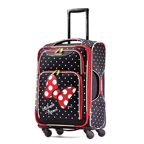 American Tourister Disney Minnie Mouse Red Bow Softside Spinner 21