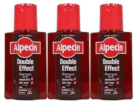 Alpecin Double Effect Shampoo 200ml (Pack of 3)