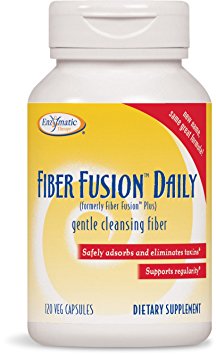 Enzymatic Therapy Fiber Fusion™ Daily (formerly Fiber Fusion™ Plus), gentle cleansing fiber, 120 Veg Capsules