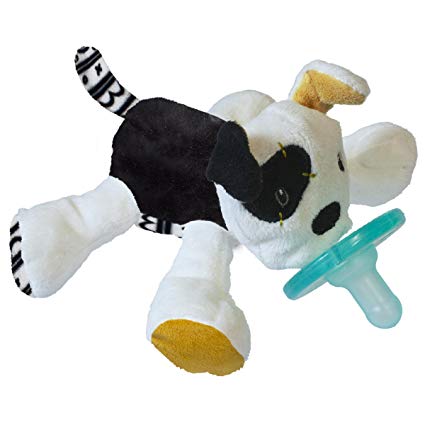 Mary Meyer WubbaNub Soft Toy and Infant Pacifier, Tic Tac Toby