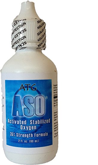 ASO 35% 350,000ppm ACTIVATED STABILIZED LIQUID OXYGEN 2 OZ *NEW TECHNOLOGY* biocidal oxygen-enhanced formula. Definitely the Best Liquid oxygen available on the market today. You will feel the difference