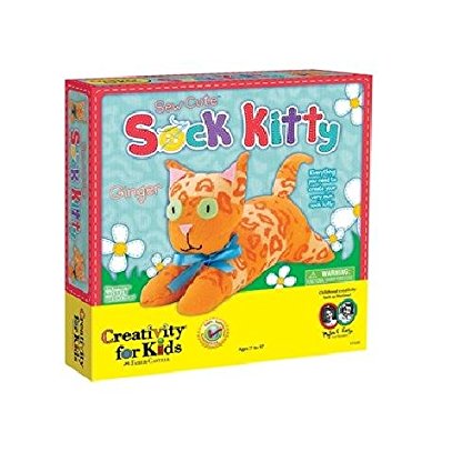 Creativity for Kids Sew a Cute Sock Kitty