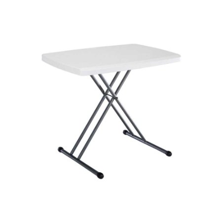 Lifetime 28241 Folding Personal Table 30 by 20 Inch White