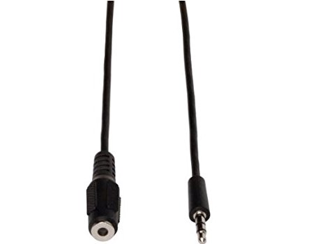 Tripp Lite 3.5mm Mini Stereo Audio Extension Cable for Speakers and Headphones (M/F), 6-ft.(P311-006)