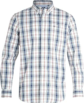 Chaps Men's Button Down Shirt - Long Sleeve Collared Shirt for Men: Wrinkle-Resistant, Sustainable (S-2XL)