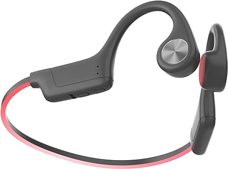 Bone Conduction Headphones Open Ear Headphones Wireless Bluetooth 5.3 Earphones with Mic,Smart Flashing Light IPX5 Waterproof Sports Headset for Running Cycling Driving Hiking