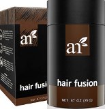 Art Naturals Hair Fusion - Dark Brown - Hair Building Fibers to fill Thinning Sparse or Balding Areas - Made of natural colored Keratin Fibers that blend undetectable into existing hair