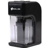 Avalon Electronic Pencil Sharpener With Built In Safety Feature Black