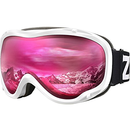 ZIONOR Lagopus Ski Snowboard Goggles UV Protection Anti-fog Snow Goggles for Men Women Youth