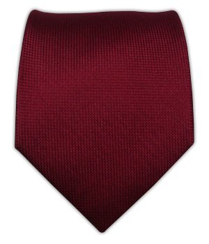 The Tie Bar 100% Woven Silk Solid Textured Burgundy Tie