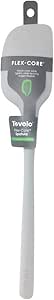 Tovolo Flex-Core All Silicone Spatula, Tapered Silicone Edge for Scraping, Ergonomic Handle, Heat-Resistant Rubber Spatula, BPA-Free & Dishwasher Safe Baking Tool & Kitchen Utensil