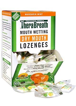 TheraBreath Sugar Free Lozenges - By Dr. Harold Katz - Mandarin Mint 72 ct.