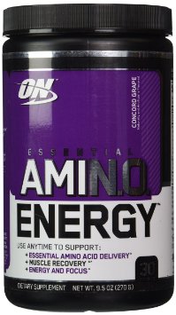 Optimum Nutrition Essential Amino Energy Concord Grape - 30 Servings 95 oz