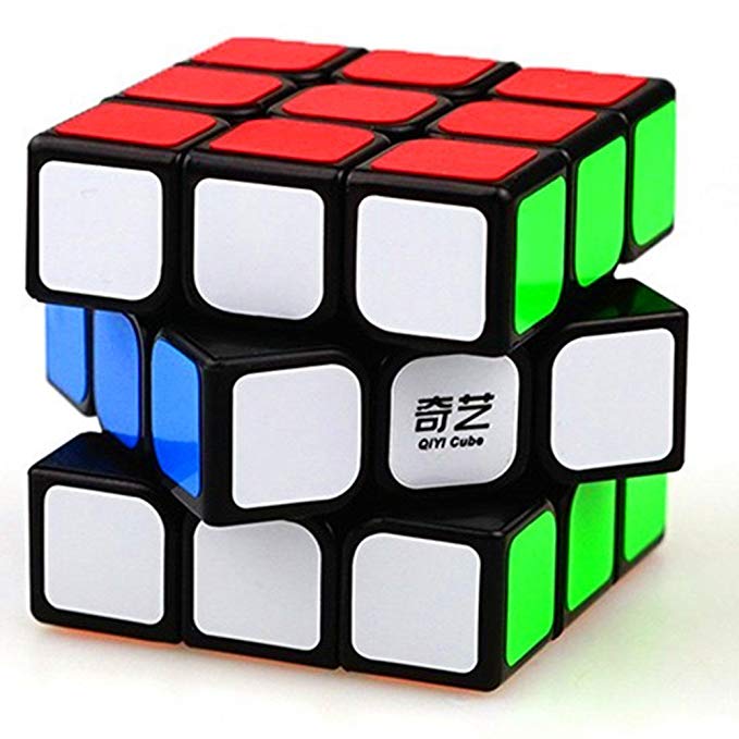 D ETERNAL 3x3x3 high Speed stickerless Rubix Cube (Multicolour)