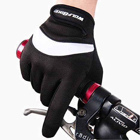 WOLFBIKE Non-Slip Gel Pad Gloves Cycling Riding Gloves