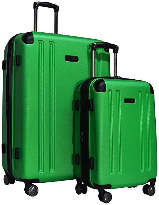 Kenneth Cole Reaction 8 Wheelin Expandable Luggage Spinner Wheeled Suitcase, 2 Pc Set , 29 & 20-inch